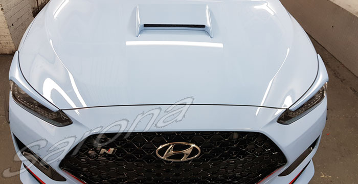 Custom Hyundai Veloster  Hatchback Hood Scoop (2018 - 2020) - $169.00 (Part #HY-002-HS)